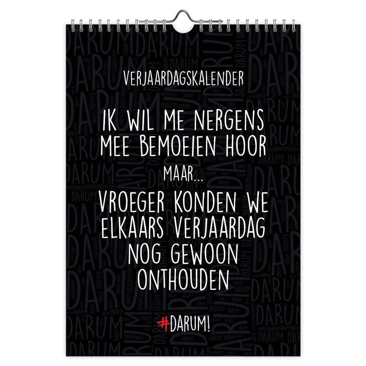 Darum - calendrier d'anniversaire - a4