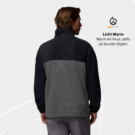 Columbia Steens Mountain™ full zip 2.0 veste polaire homme - veste polaire avec fermeture éclair complète - gilet polaire - noir - taille l