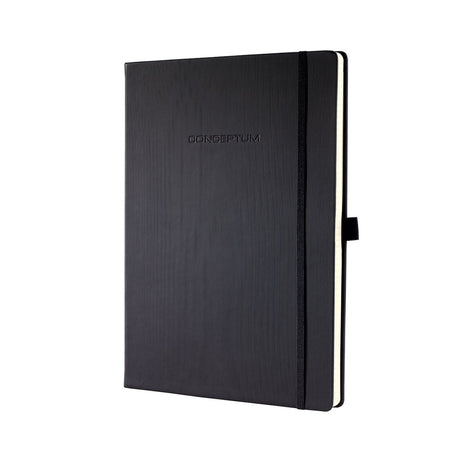 Carnet Sigel - conceptum pure - a4+ - noir - couverture rigide - 194 pages - 80 grammes - line - si-co116