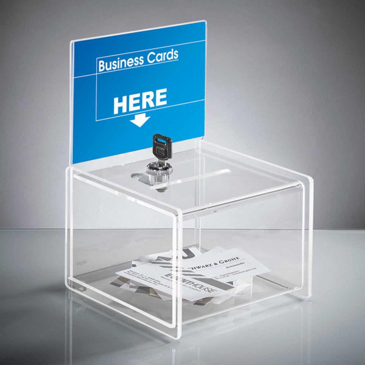 Sigel si-va151 boîte d'action transparente avec serrure 15x22x15mm cm + insert pour a6