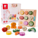 Légumes à couper en bois du monde classique, 20 pcs.