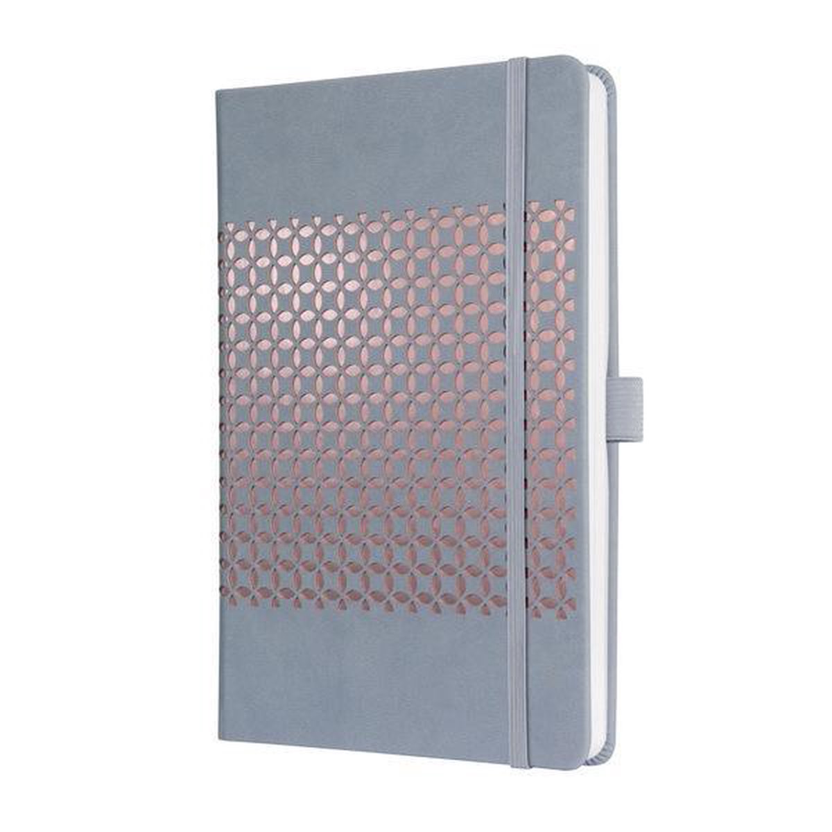 Carnet Sigel jolie - impressionner - a5 - couverture rigide - 174 pages - ligné - papier 80 grammes - gris glacier - si-jn209