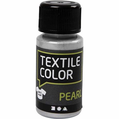 Colory Company Couleur textile de couverture de peinture textile - Perle d'argent, 50 ml