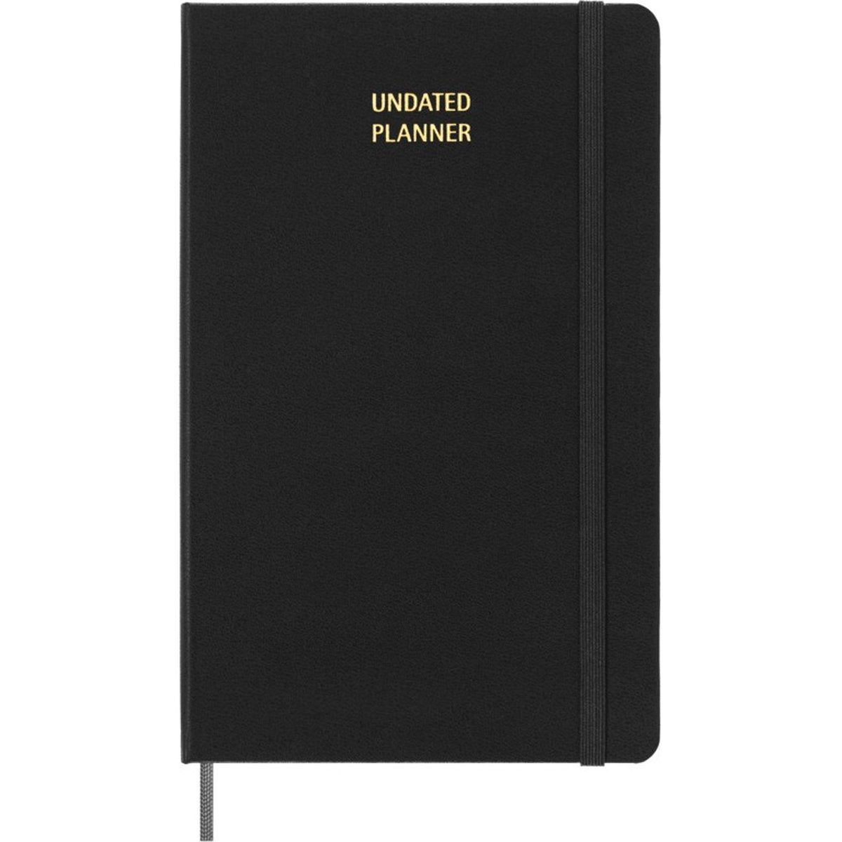 Agenda non daté Moleskine - hebdomadaire - grand - noir