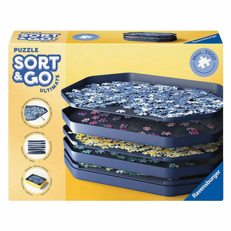Ravensburger Puzzle Sort and Go Premium - Trieur de puzzles - 6 pièces.