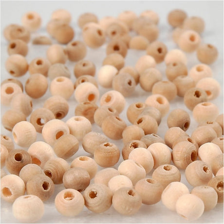 Société créative https : www.ccobby.nl wooden-bead-d-5-mm-hole-size-1-5-mm-100-piece-1-box