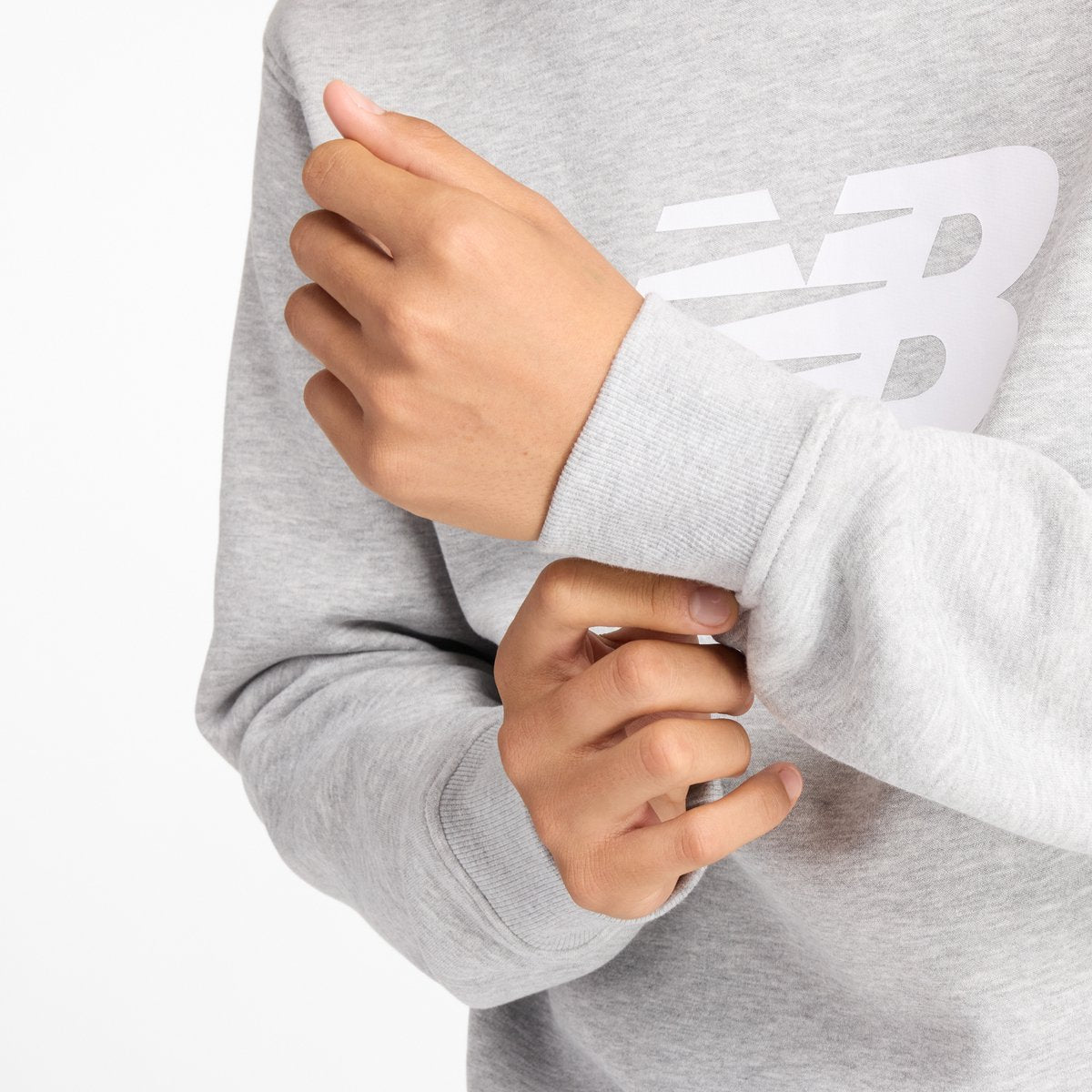 Pull homme New Balance Sport Core Brushed Crew - gris athlétique