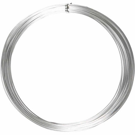 Fil alu Creativ company, rond, épaisseur 1 mm, argent, 16 m 1 rouleau