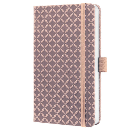 Carnet Sigel jolie - flair - a6 - rose perle - ligné - couverture rigide - si-jn136