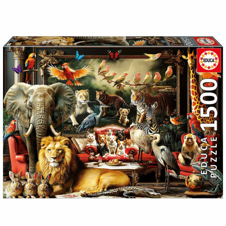 Educa - puzzle - le manoir de los animales - 1500 pièces