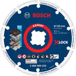 Bosch accessoires bosch disque diamanté x-lock expert pour métal 125x22.23mm - 2608900533