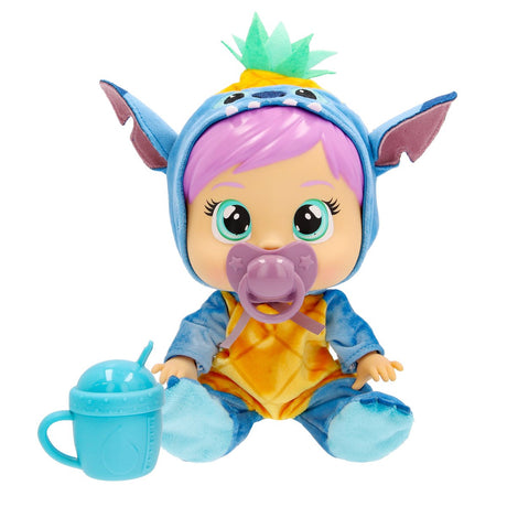 Spectron cry babies love care stitch poupée bébé - 26,5 cm