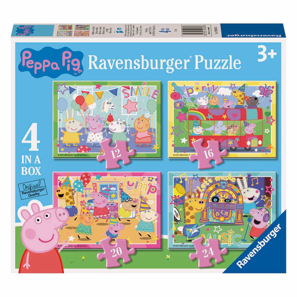 Ravensburger puzzle Peppa Pig - puzzle - 12, 16, 20, 24 pièces