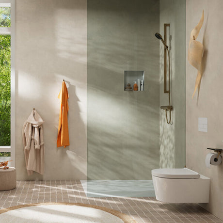 Hansgrohe tecturis s - robinet de douche - montage en saillie - commande à levier unique - noir mat