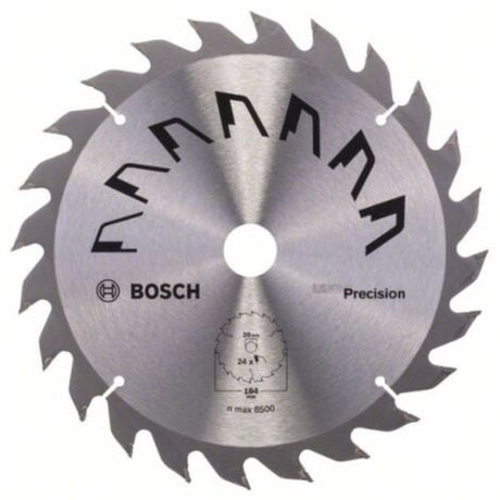 Lame de scie circulaire Bosch précision 184x2x16 -,t24 (1)