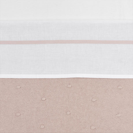 Drap de berceau Meyco - rose tendre - 100x150cm - 0,3 tog