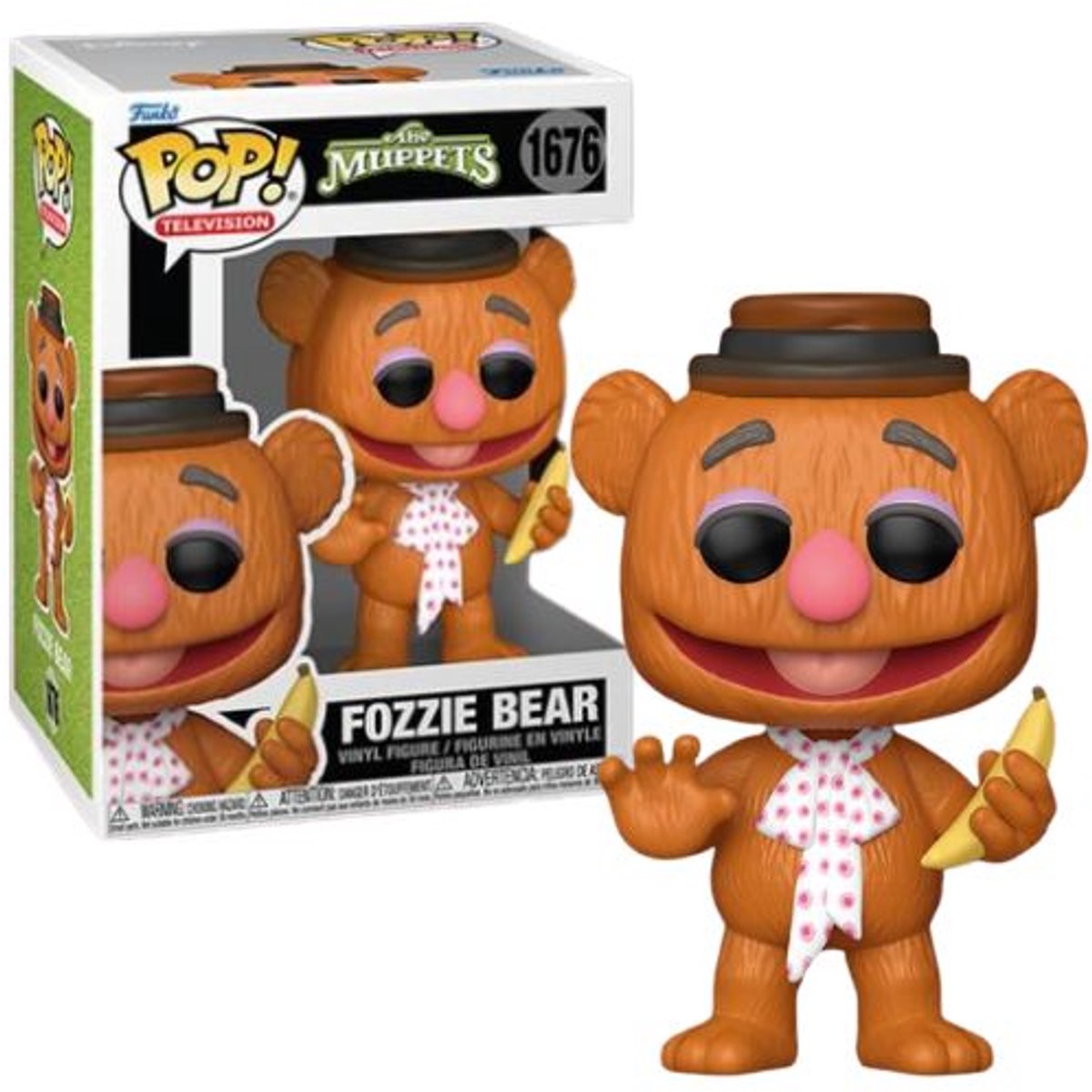 Funko les muppets Fozzie Bear figurine en vinyle 1676 pop unisexe ! - neutre - standard