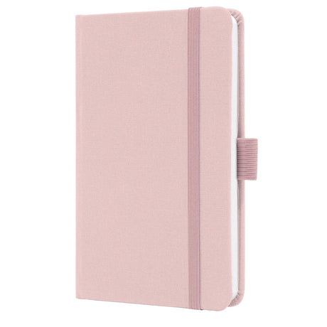 Carnet Sigel a6 - jolie - rose tendre - couverture rigide - ligne - 174 pages - 80 grammes - si-sy546