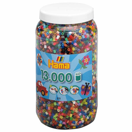 Hama String perles en pot - Mélanger (068), 13 000e.
