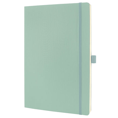 Carnet Sigel - conceptum - a4 - vert menthe - couverture souple - ligne - 194 pages - 80 grammes - si-co335