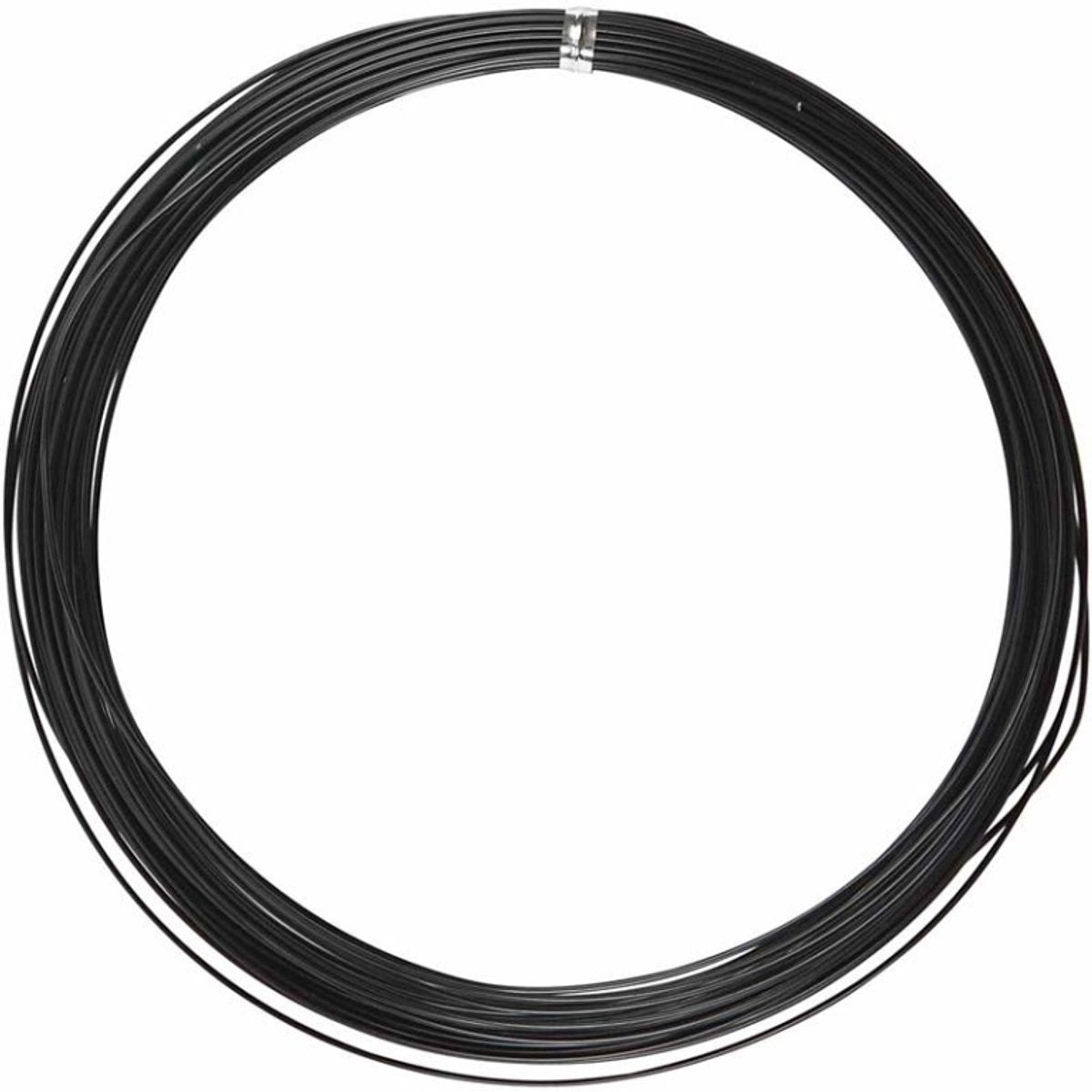Société créative https: www.ccobby.nl alu-wire-round-thickness-1-mm-black-16-m-1-roll