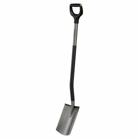 Fiskars série ergonomique - pelle droite - 1067512 - poignée ergonomique