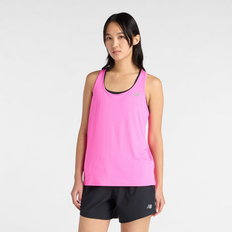 Chemise de sport femme New Balance Sport Essentials Tank - rose chaleur