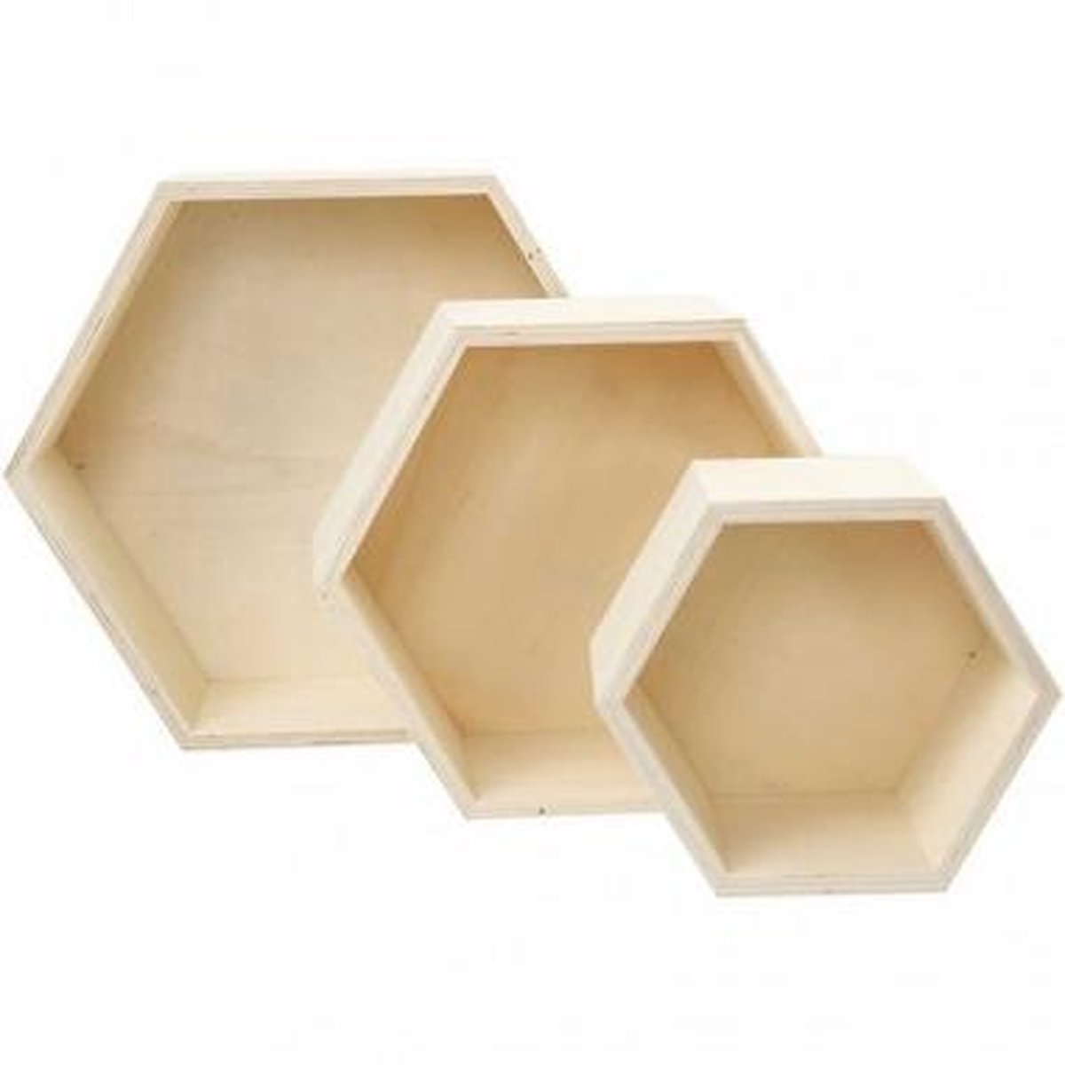 Société créative https : www.ccobby.nl show boxes-hexagonal-h-14-8-19-24-2-cm-d-10-cm-3-piece-1-set