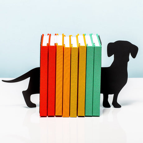 Serre-livres Balvi teckel – métal – noir