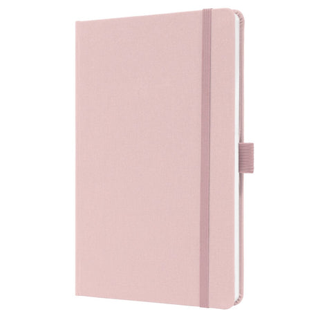 Carnet Sigel - jolie - a5 - rose tendre - couverture rigide - ligne - 174 pages - 80 grammes - si-sy547