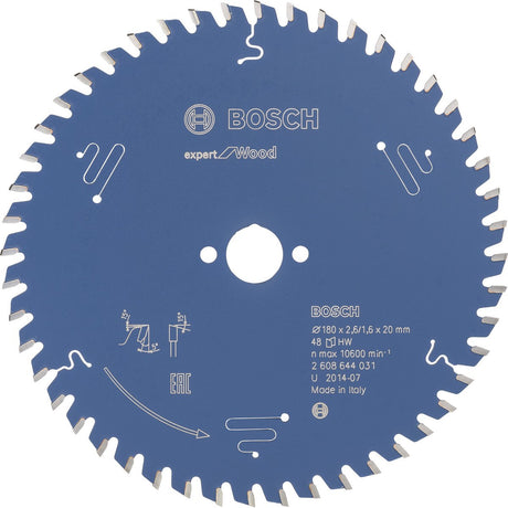 Lame de scie circulaire Bosch expert pour bois de construction 165x20x2 1,3x24 t