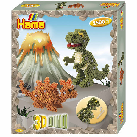 Hama set de perles à repasser dinosaure 3D – 2 500 pièces