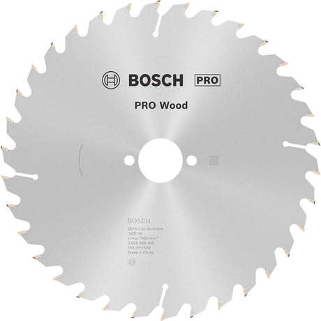 Bosch accessoires optiline 2608838409 lame de scie circulaire 216 x 30 x 1,6 mm nombre de dents : 34 1 pièce(s)