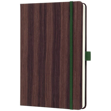Carnet Sigel - conceptum - a5 - structure bois - ligné à pois - couverture rigide - si-co674
