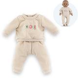 Survêtement Corolle beige pour poupée bébé, 30cm