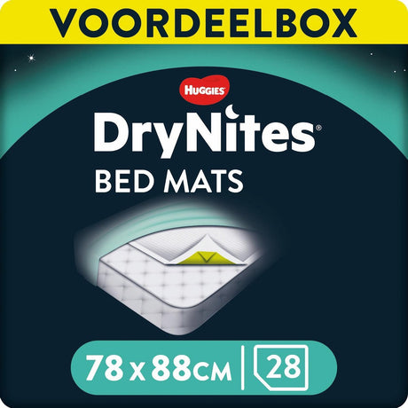 Protège-matelas Drynites Huggies - 28 pièces (78x88cm) - extra absorbants - pack économique