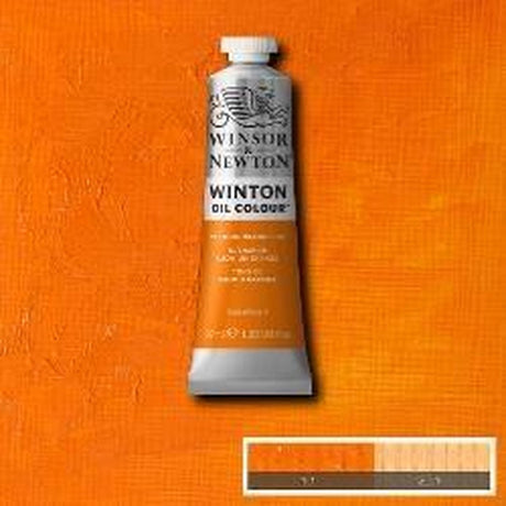 Winsor Newton Winton Huile Couleur 37 ml – 090 Teinte Orange Cadmium