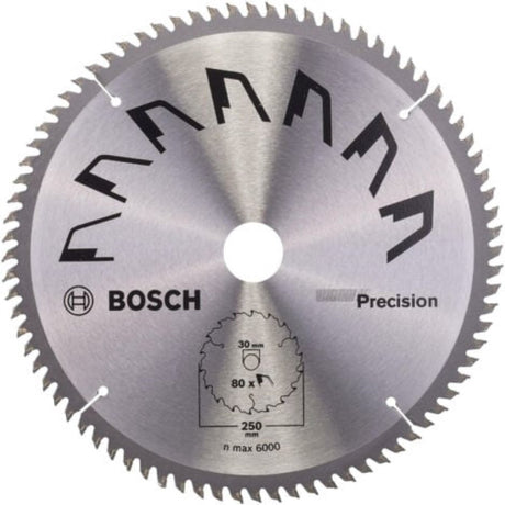 Lame de scie circulaire Bosch précision 250x2x30 -,t80 (1)