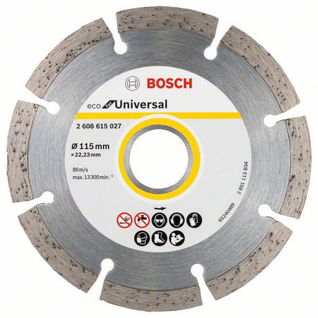 Bosch eco pour universel - disque diamant - 115 mm - segment