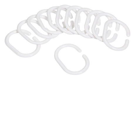 Differnz spirella - anneaux de rideau de douche - blanc