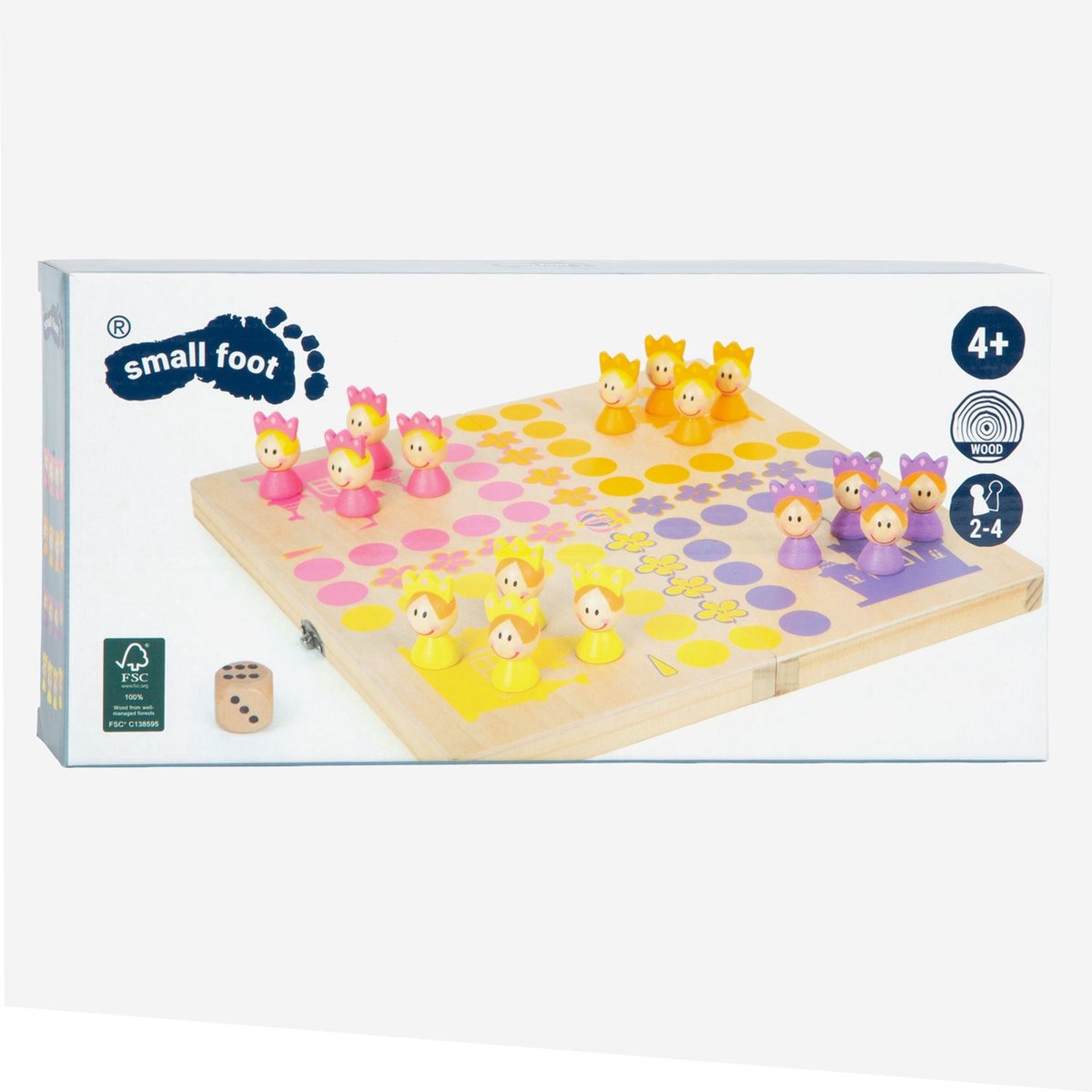 Small foot - jeu ludo princesse en bois