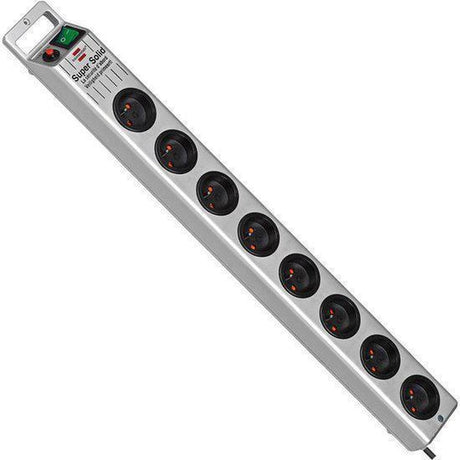 Brennerstuhl prise de ligne super solide 8 prises argent 2,5m h05vv-f 3g1.5 *fr*