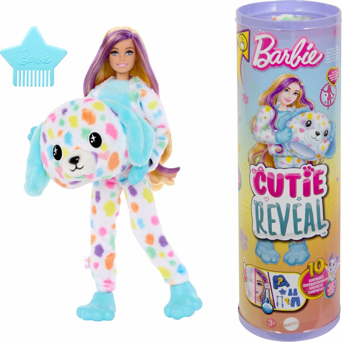 Barbie Cutie révèle un rêve de couleur - poupée - Dalmatien
