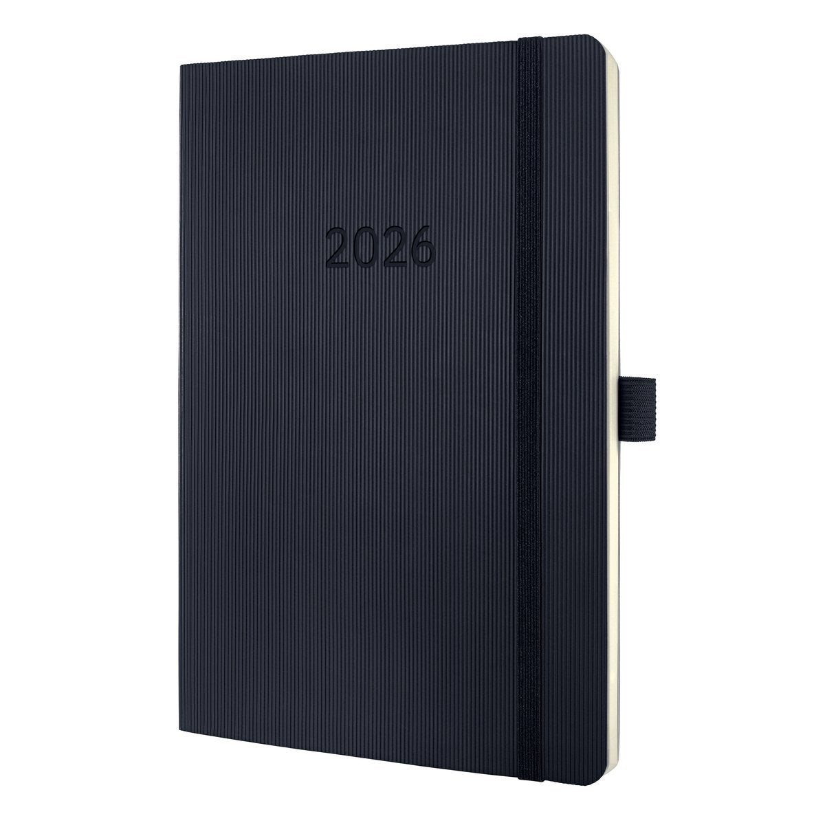 Agenda hebdomadaire Sigel 2026 conceptum - format a5 - noir - couverture souple - si-c2622