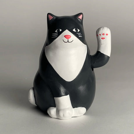 Kikkerland figurine d'énergie solaire chat solaire - chat agitant - cadeau unique