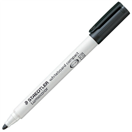 Staedtler marqueur pour tableau blanc lumocolor compact noir 10 pièces