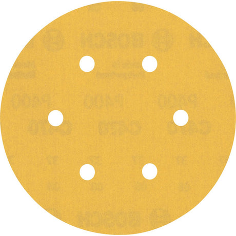 Papier abrasif Bosch 50x expert c470 avec 6 trous pour excentriques...