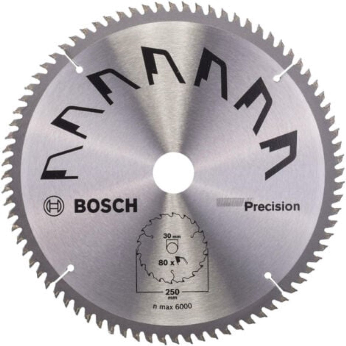 Lame de scie circulaire Bosch précision 250x2x30 -,t80 (1)
