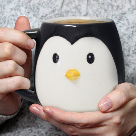 Balvi gobelet pingouin pingo céramique noire