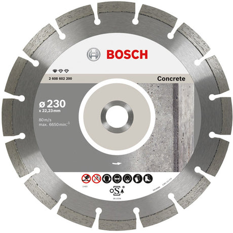 Bosch - disque à tronçonner diamanté standard pour béton 150 x 22,23 x 2 x 10 mm